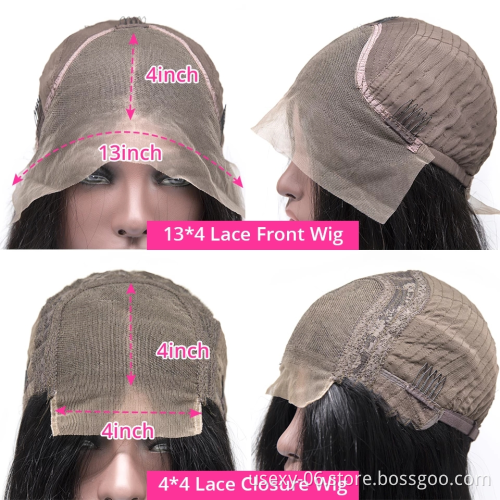 Wholesale Lace Wig Vendors Natural Brazilian Cuticle Aligned Virgin Hair Wig Lace Front Human Hair Wigs For Black Women